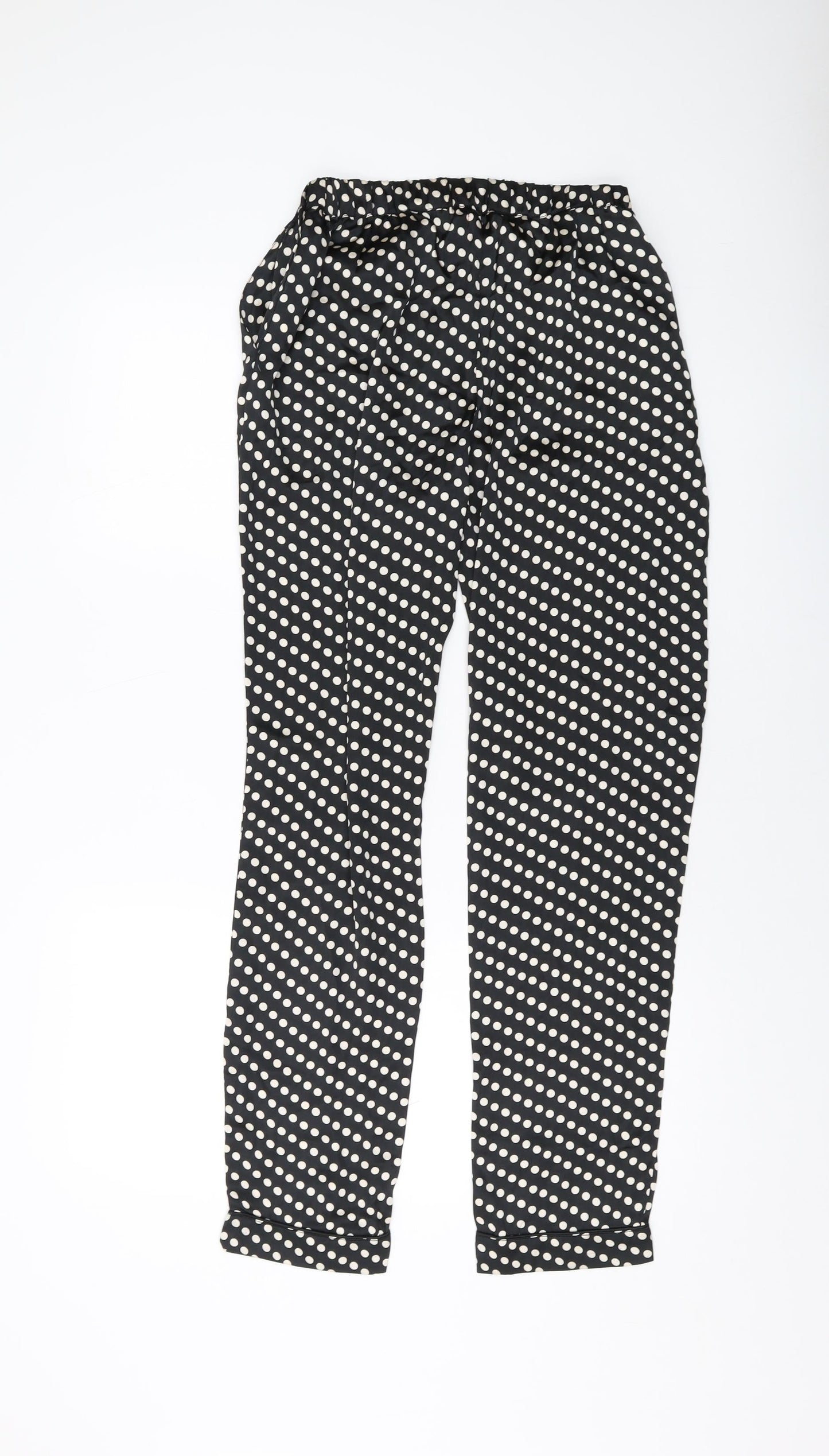 Womens UK Size 6 Boohoo Regular Fit  Black Trousers
