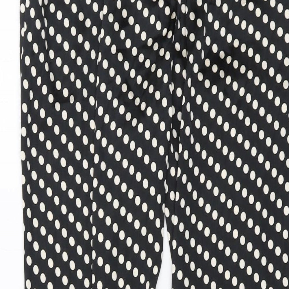 Womens UK Size 6 Boohoo Regular Fit  Black Trousers