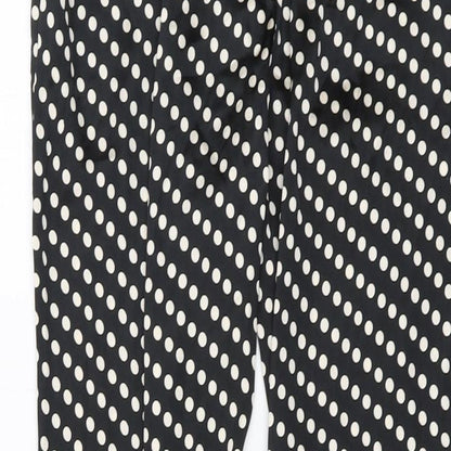 Womens UK Size 6 Boohoo Regular Fit  Black Trousers