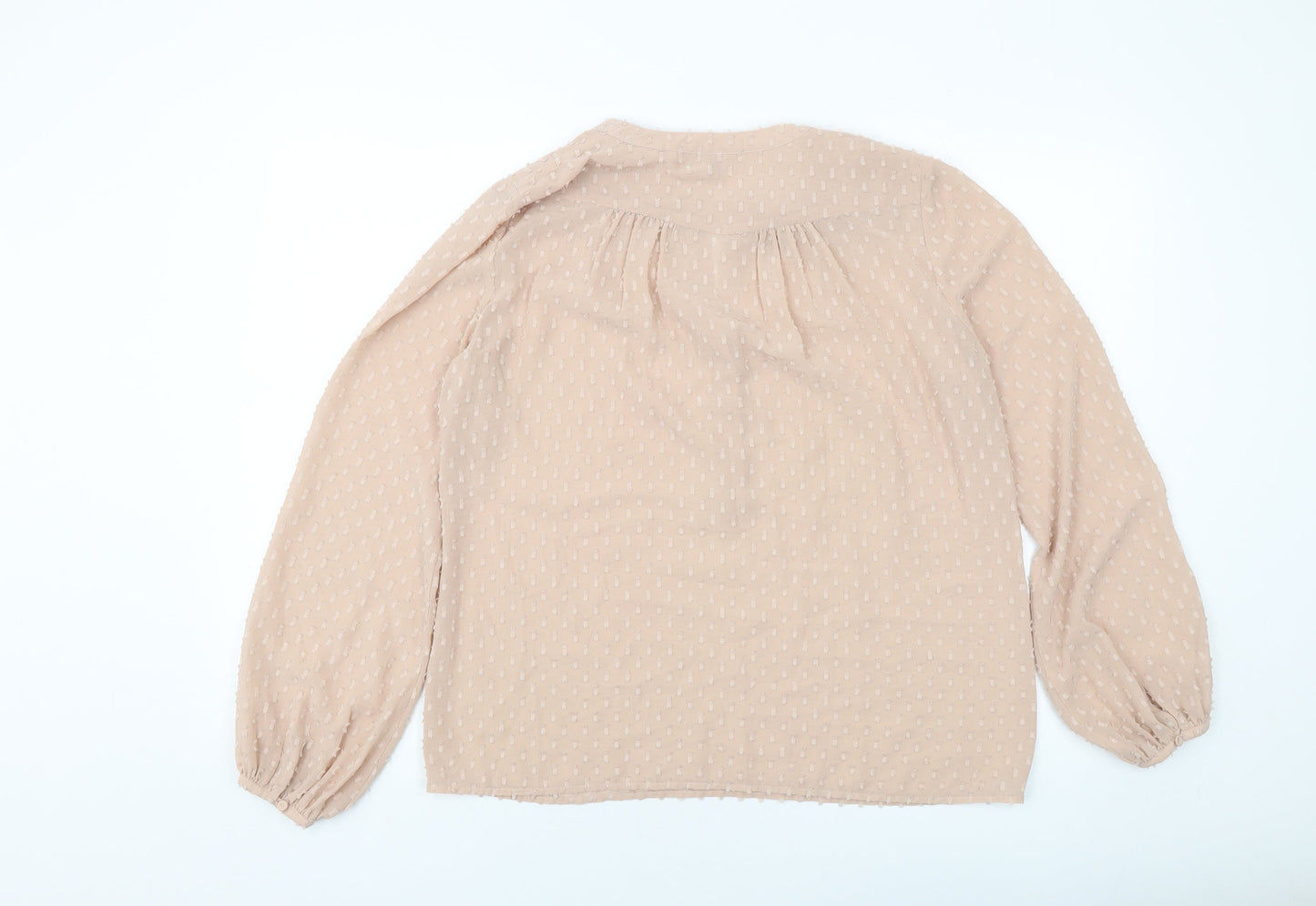 Womens UK Size 12 Warehouse Pink Basic Blouse