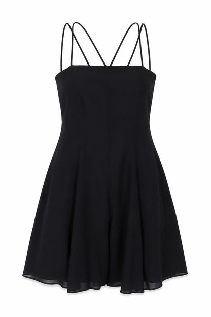 NEXT Womens Black Polyester A-Line Size 12 Square Neck Zip