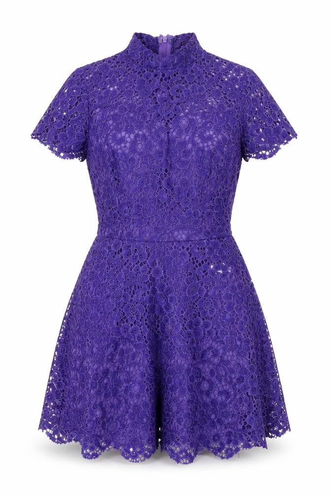 Missguided Womens Pink Polyester A-Line Size 10 Mock Neck Zip
