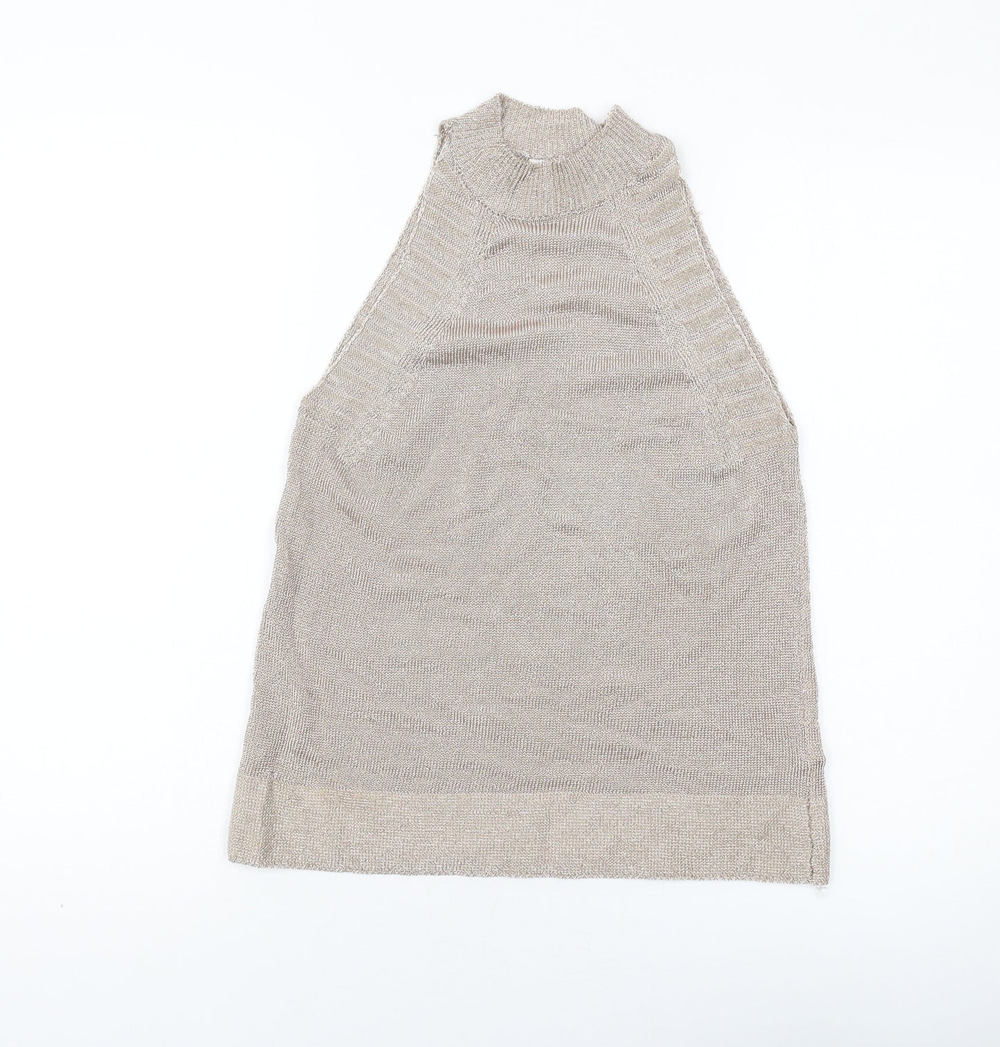 Womens UK Size S Topshop Pink Basic Tank