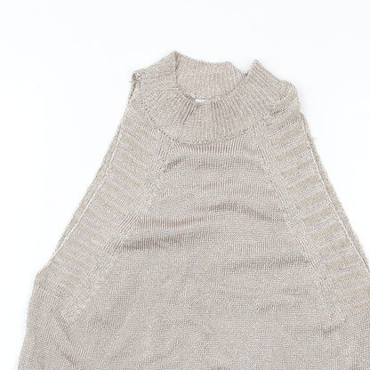 Womens UK Size S Topshop Pink Basic Tank