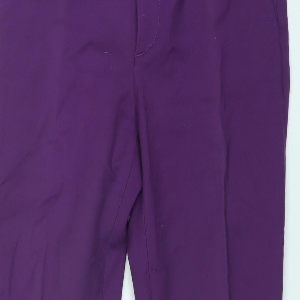Womens UK Size S Zara Regular Fit  Purple Trousers