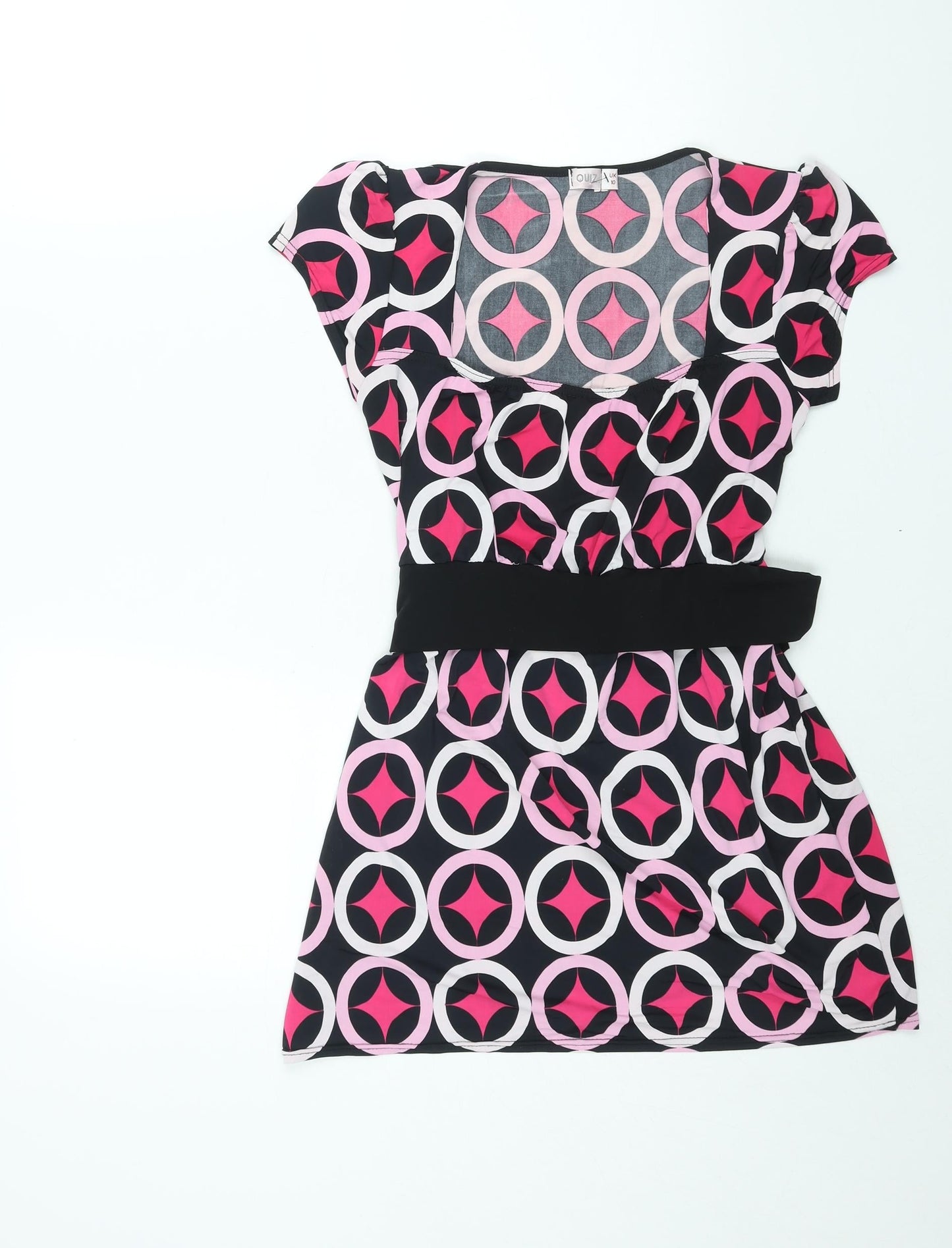 Womens UK Size 10 Quiz Pink Basic Blouse
