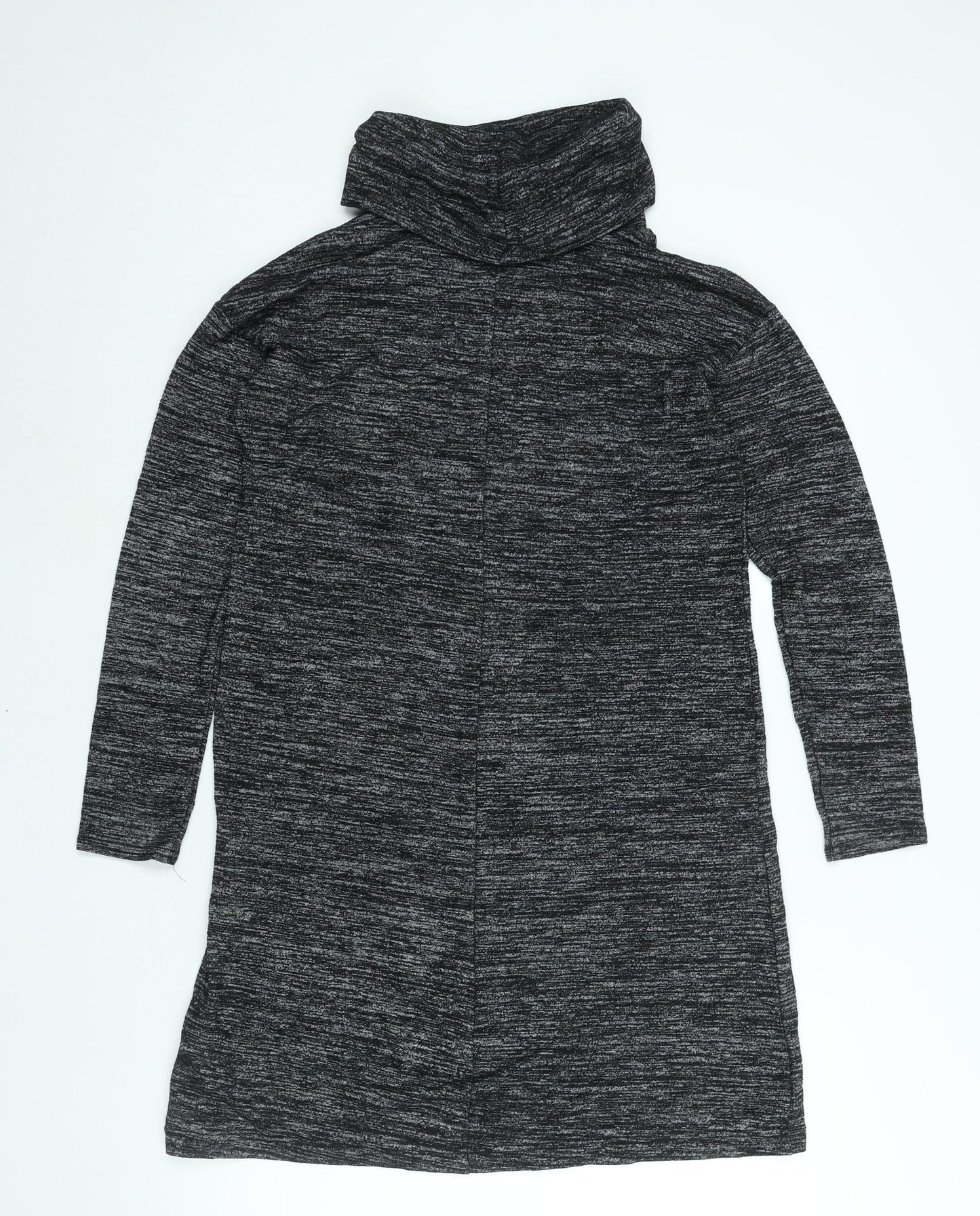 Gap Womens Black Polyester Jumper Dress Size S Roll Neck Pullover