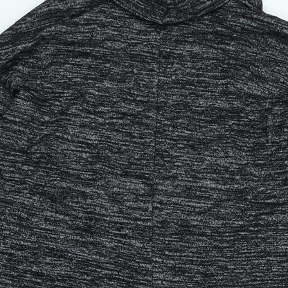 Gap Womens Black Polyester Jumper Dress Size S Roll Neck Pullover