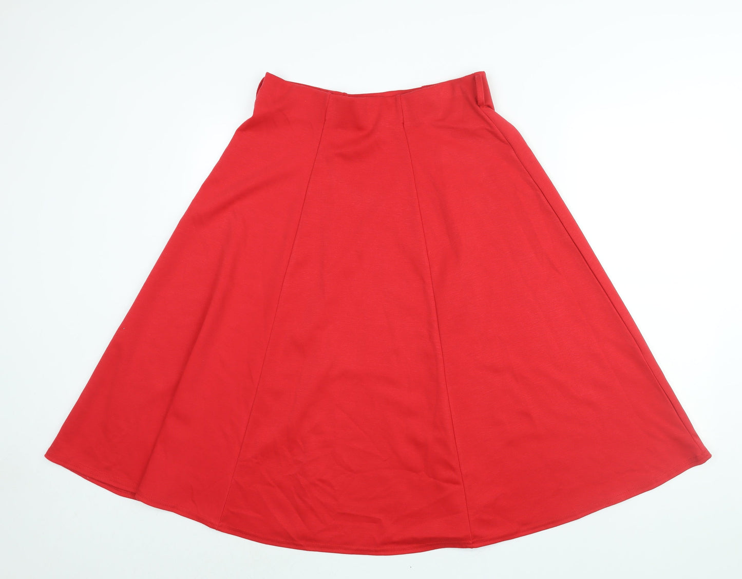 Beales Womens Red Polyester A-Line Skirt Size 30 in
