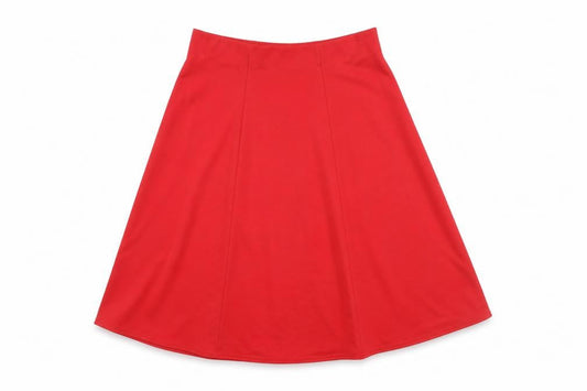 Beales Womens Red Polyester A-Line Skirt Size 30 in
