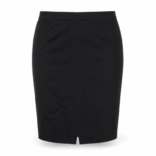 Fever Womens Black Viscose Straight & Pencil Skirt Size 12 Zip