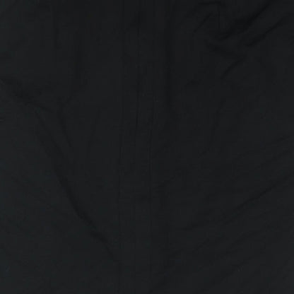 Fever Womens Black Viscose Straight & Pencil Skirt Size 12 Zip