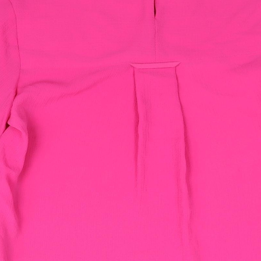 Womens UK Size 10 Marks and Spencer Pink Basic Blouse