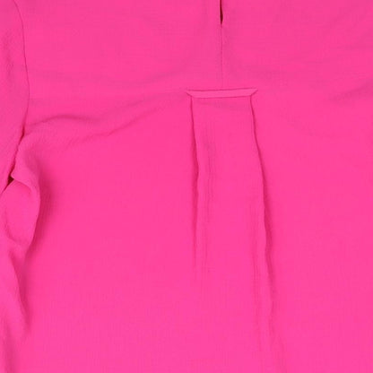 Womens UK Size 10 Marks and Spencer Pink Basic Blouse
