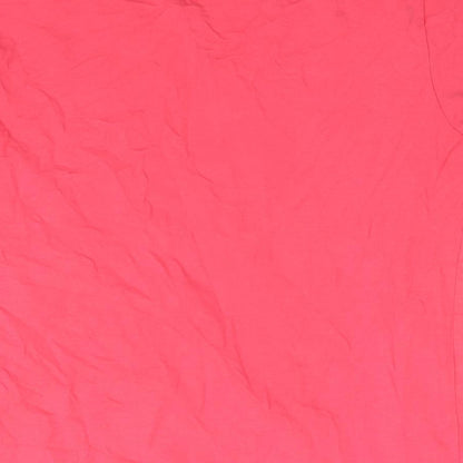 Womens UK Size L Brandtex Pink Basic T-Shirt