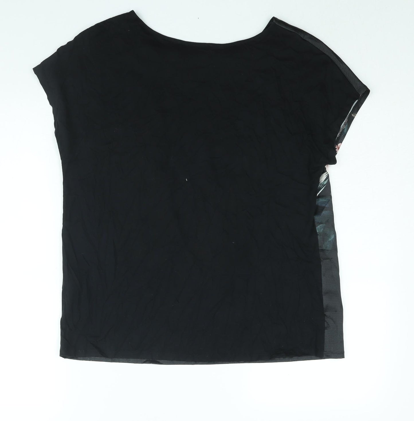 Womens UK Size 12 Marks and Spencer Black Basic Blouse