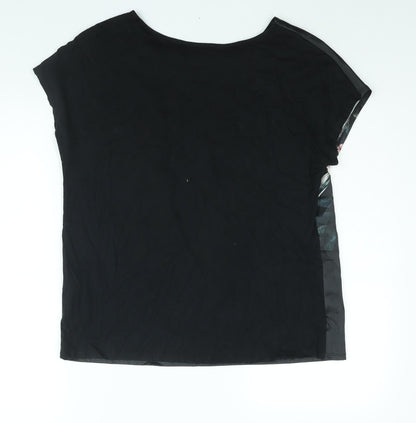 Womens UK Size 12 Marks and Spencer Black Basic Blouse