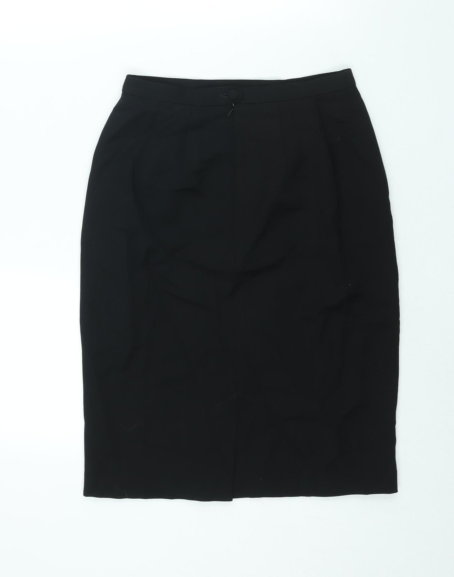 Episode Womens Black Wool Straight & Pencil Skirt Size 10 Zip