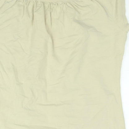 Womens UK Size 16 Wallis Beige Basic Blouse