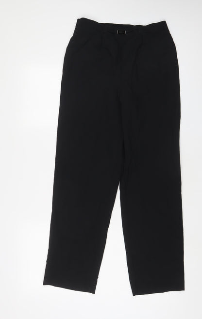 Womens UK Size 10 Bonmarché Regular Fit  Black Trousers