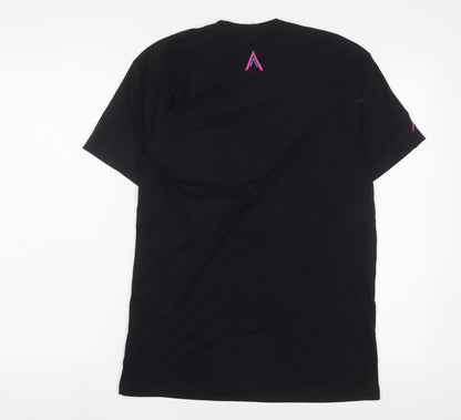 Womens UK Size M Next Level Black Basic T-Shirt