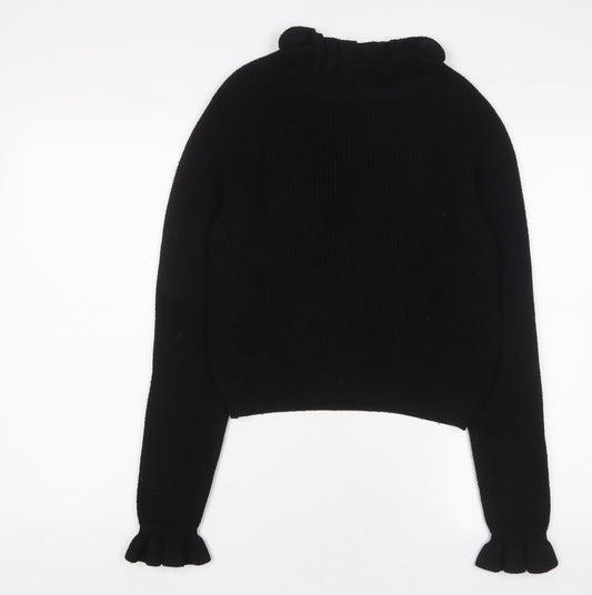 Womens UK Size S H&M Black Pullover Jumper