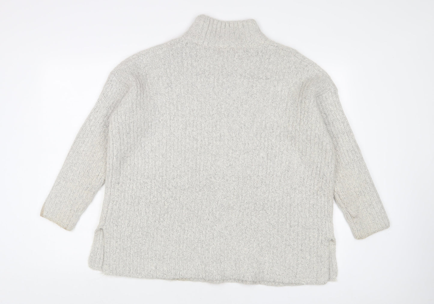 Womens UK Size M New Look Grey Pullover Jumper