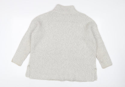 Womens UK Size M New Look Grey Pullover Jumper