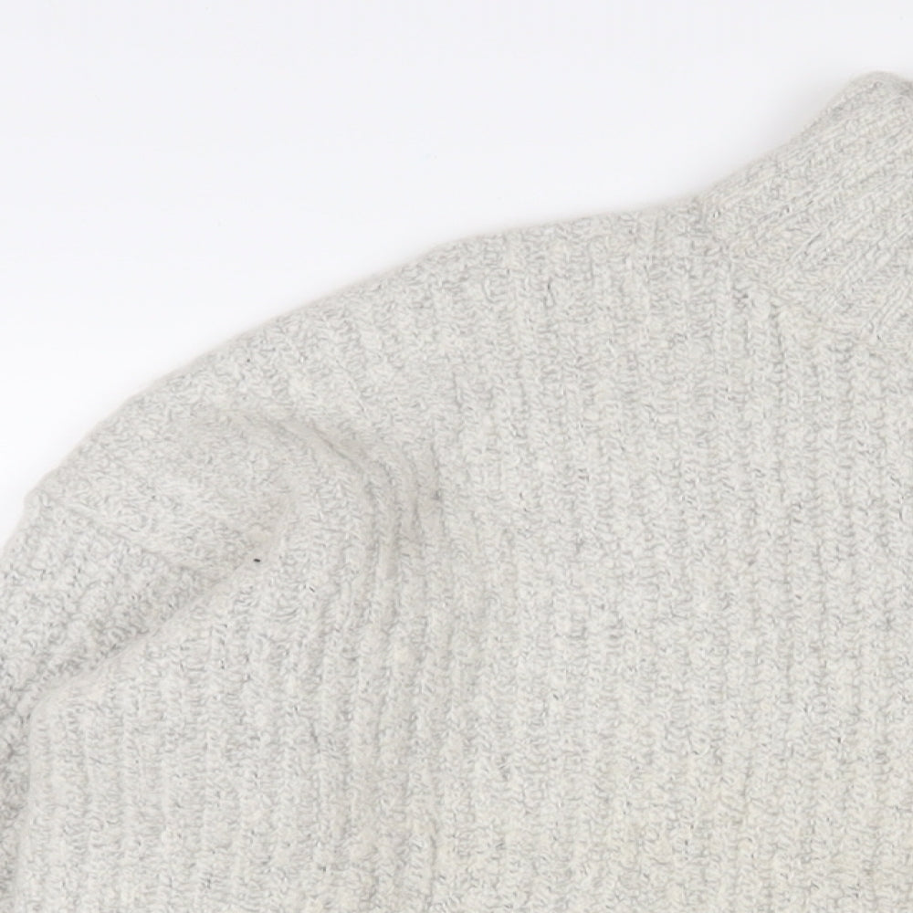 Womens UK Size M New Look Grey Pullover Jumper