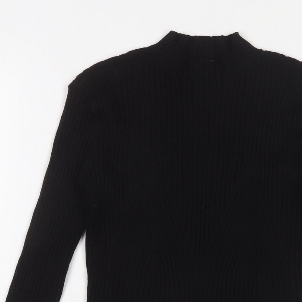 Womens UK Size M H&M Black Pullover Jumper