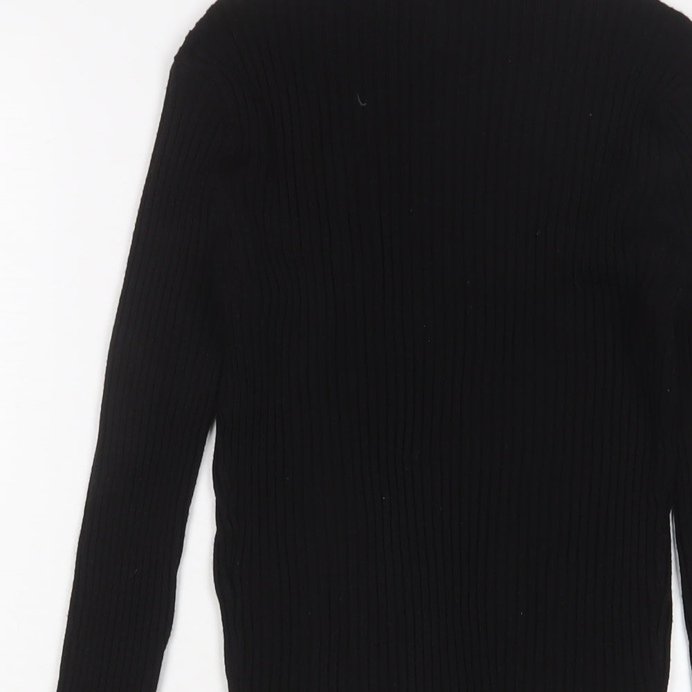 Womens UK Size M H&M Black Pullover Jumper