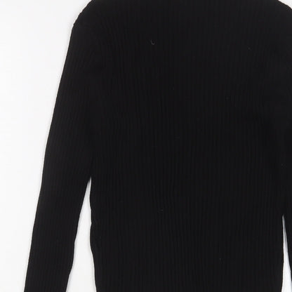 Womens UK Size M H&M Black Pullover Jumper