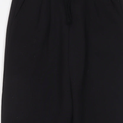 Womens UK Size 10 PRETTYLITTLETHING Regular Fit  Black Trousers