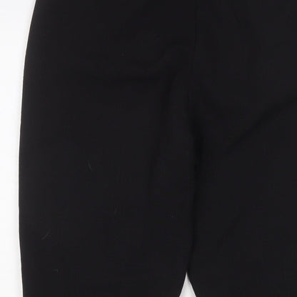 Womens UK Size 10 PRETTYLITTLETHING Regular Fit  Black Trousers