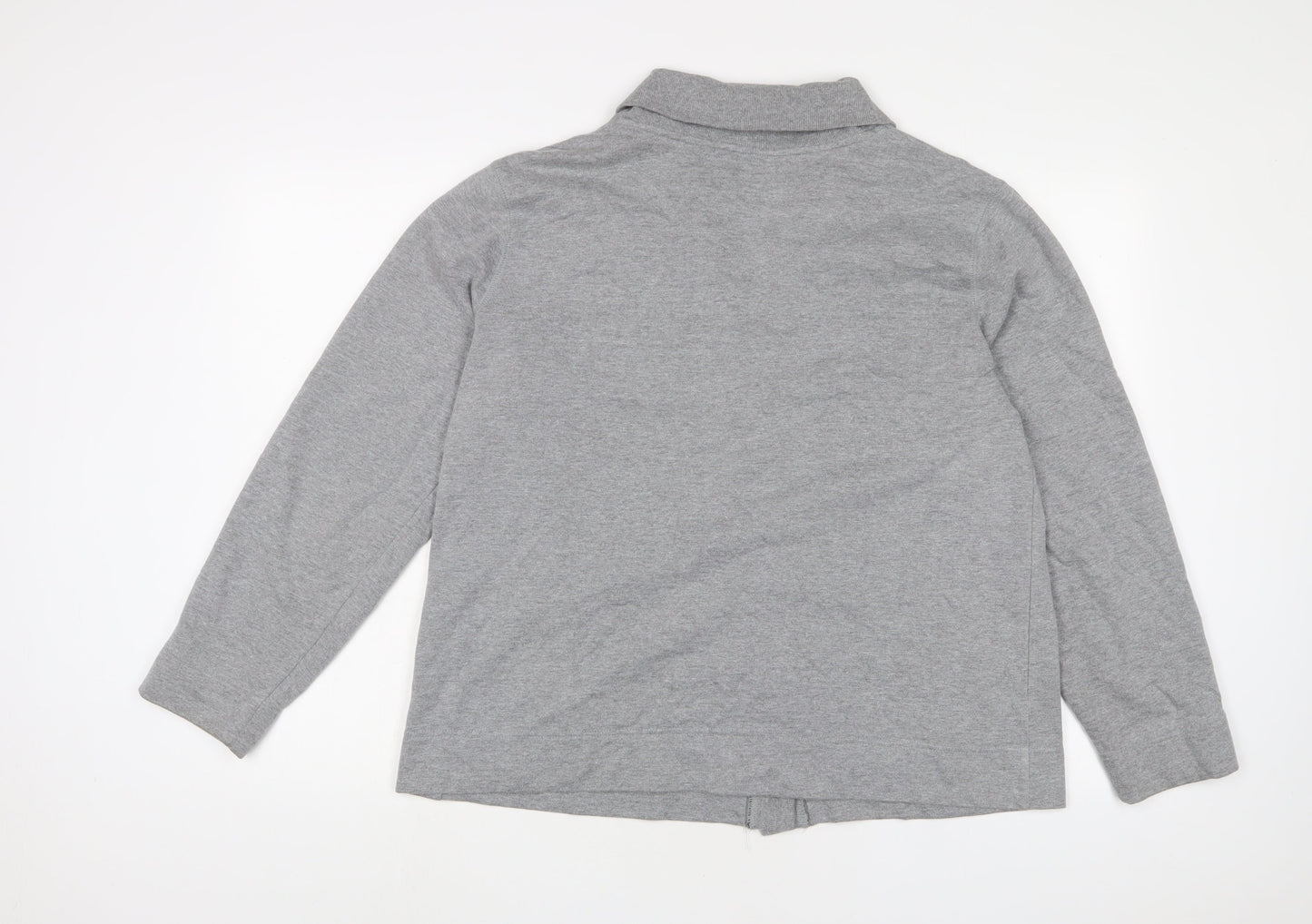 White Stag Womens Grey Jacket Blazer Size 12 Button