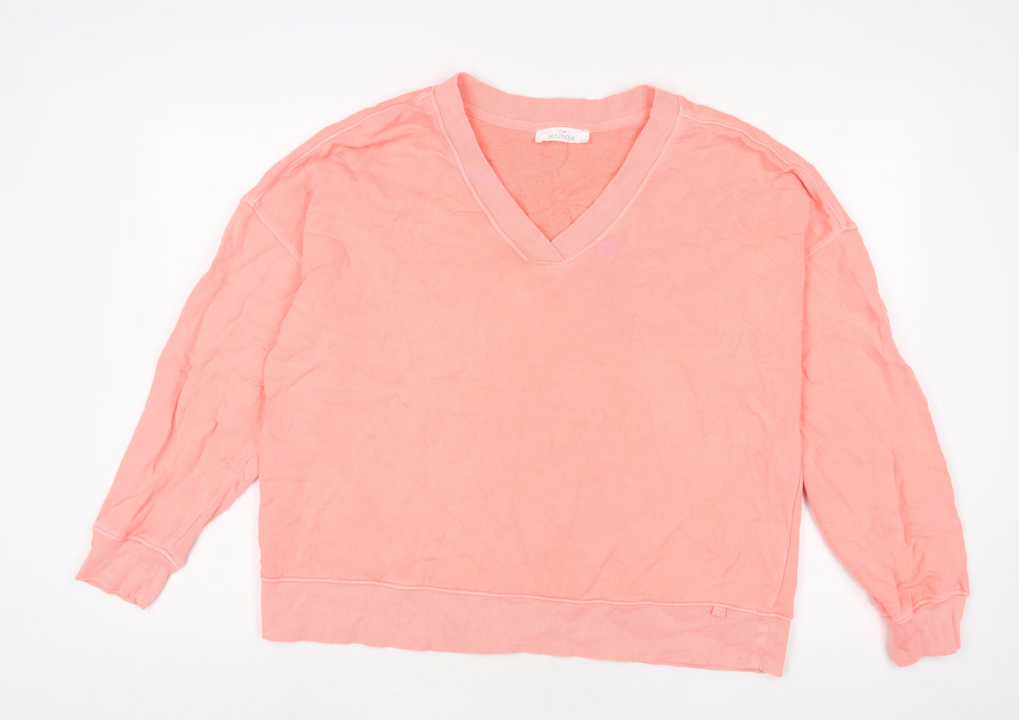 Womens UK Size M Marks and Spencer Pink Pullover Sweatshirt