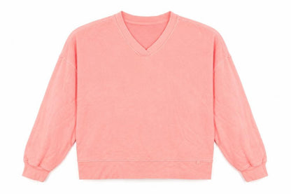 Marks & Spencer Womens Pink Cotton Pullover Sweatshirt Size M Pullover