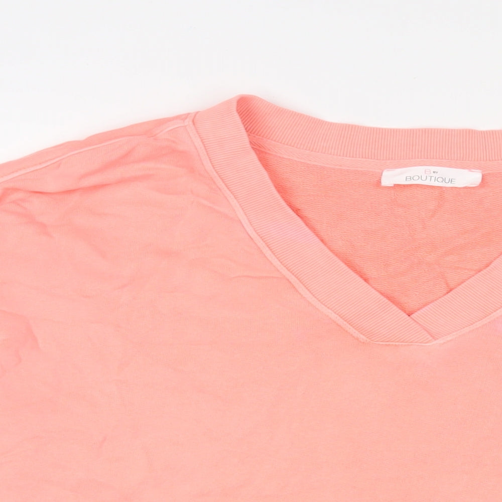 Womens UK Size M Marks and Spencer Pink Pullover Sweatshirt