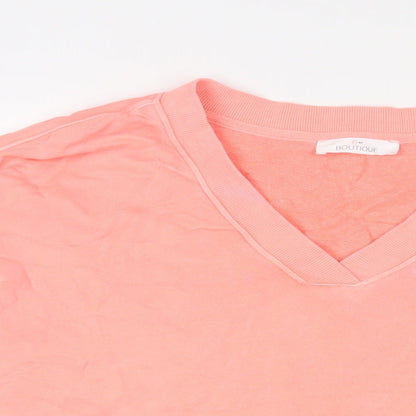 Womens UK Size M Marks and Spencer Pink Pullover Sweatshirt