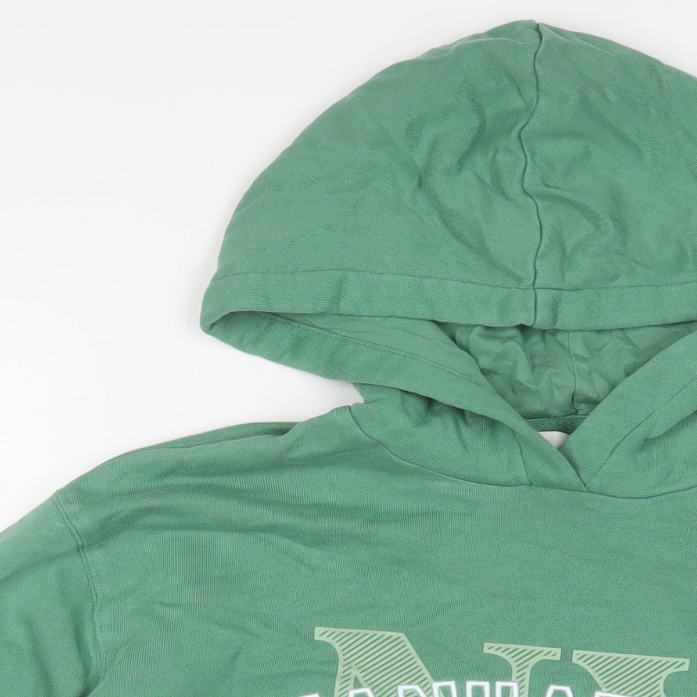 Womens UK Size XS Marks and Spencer Green Pullover Hoodie
