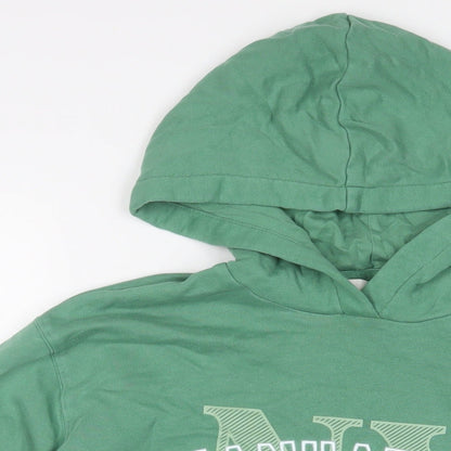 Womens UK Size XS Marks and Spencer Green Pullover Hoodie