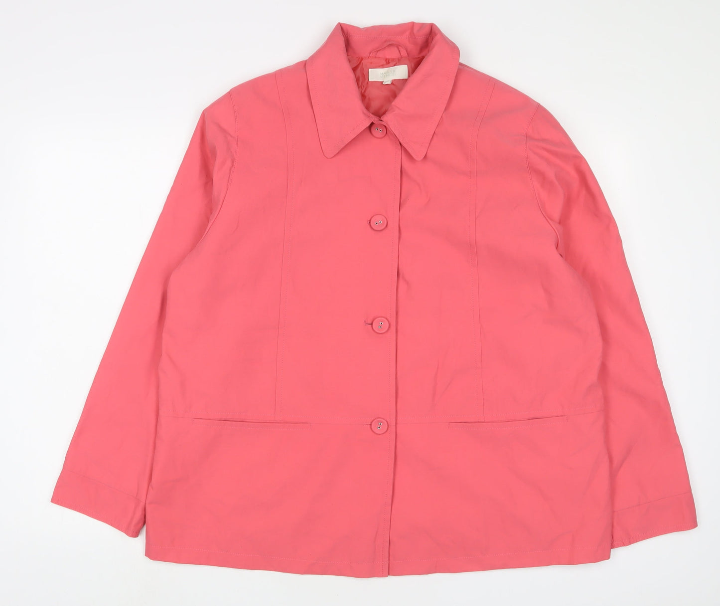 Womens UK Size 22 marks and Pink Jacket
