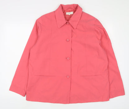 Womens UK Size 22 marks and Pink Jacket