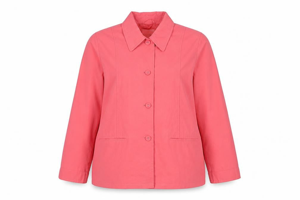 Marks & Spencer Womens Pink Jacket Size 22 Button