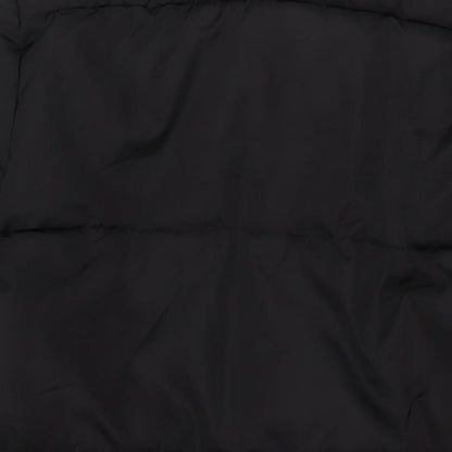 Onfire Womens Black Quilted Coat Size 20 Zip