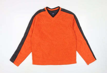Mens UK Size S Gap Orange Pullover Sweatshirt
