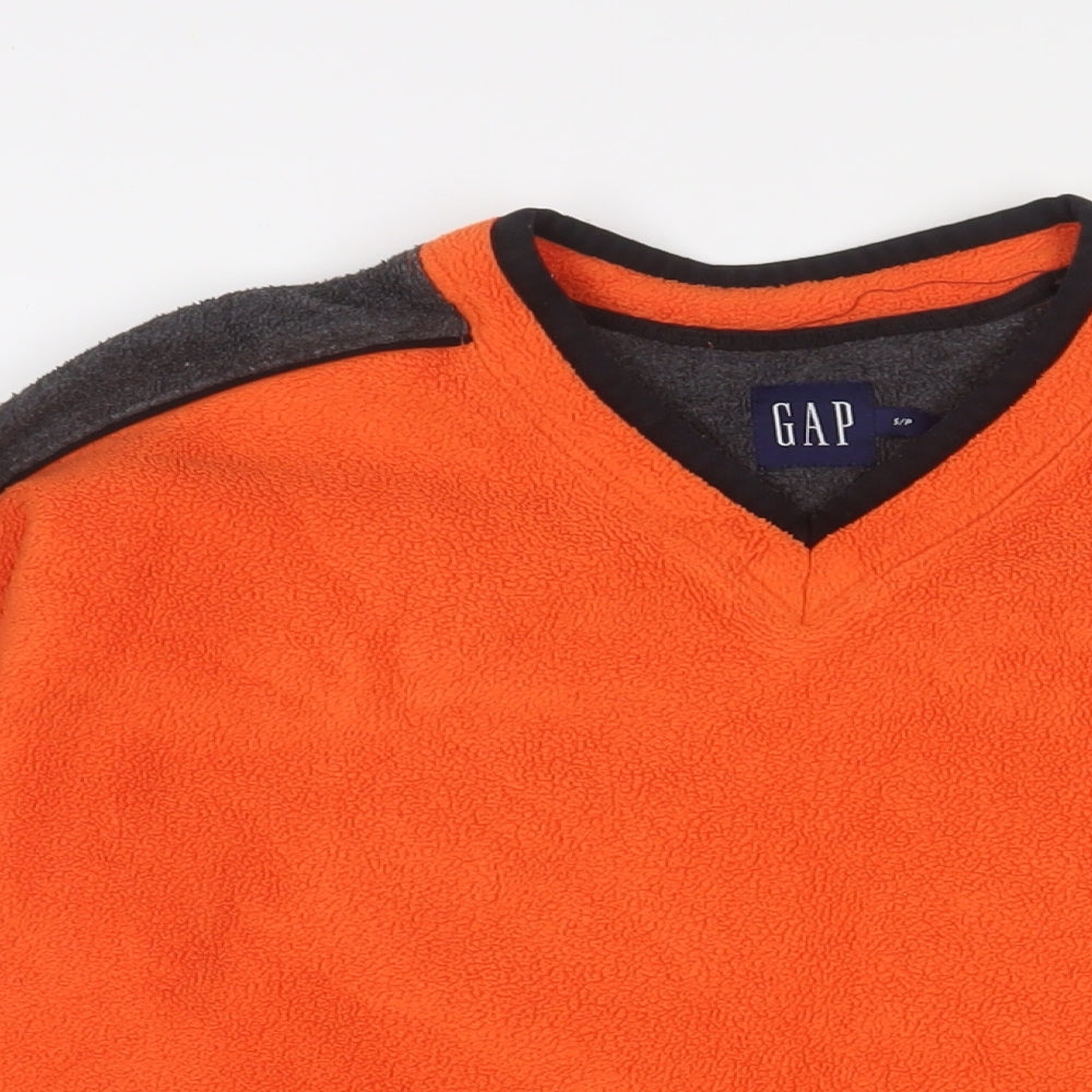 Mens UK Size S Gap Orange Pullover Sweatshirt