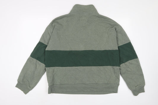 Mens UK Size M American Eagle Outfitters Green Pullover Sweatshirt