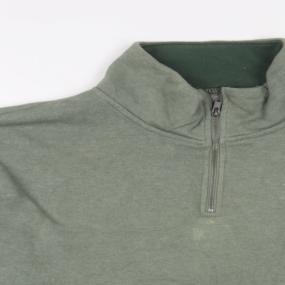 Mens UK Size M American Eagle Outfitters Green Pullover Sweatshirt