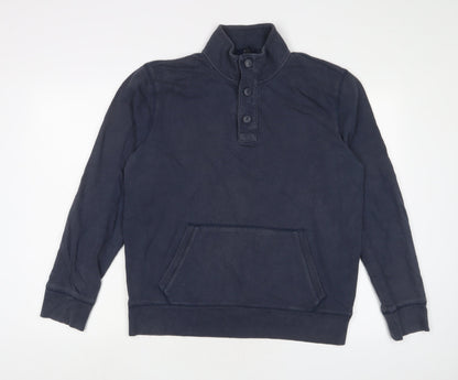 Mens UK Size L Gap Blue Pullover Sweatshirt